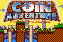 Coin Adventure (Homebrew) — Title screen